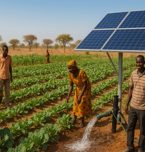 Solar powered irrigation